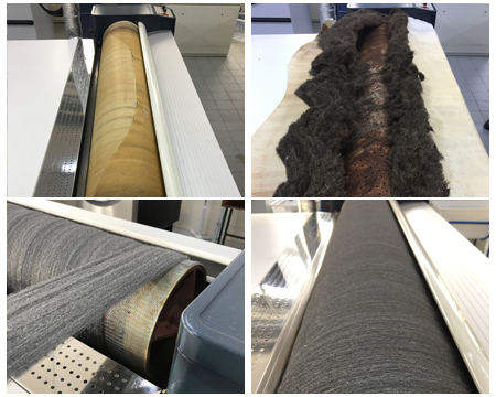 Stahlwollbewicklung